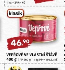 VEPŘOVÉ VE VLASTNÍ ŠŤÁVĚ