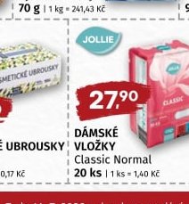 DÁMSKÉ VLOŽKY Classic Normal