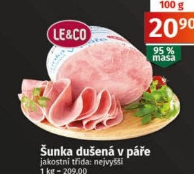 Šunka dušená v páře