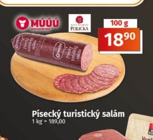 Písecký turistický salám