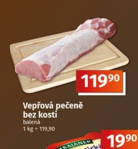 Vepřová pečeně bez kosti