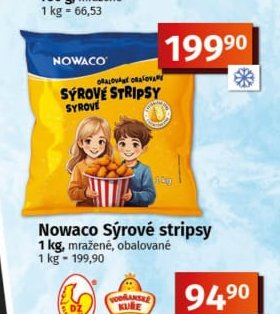Nowaco Sýrové stripsy