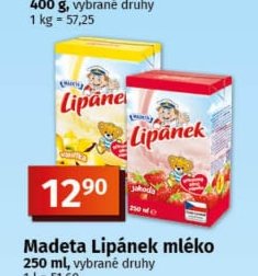 Madeta Lipánek mléko