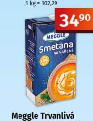 Meggle Trvanlivá smetana na vaření 10%