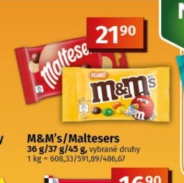 M&M's/Maltesers