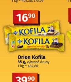 Orion Kofila/Banány oplatka