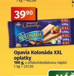 Opavia Kolonáda XXL oplatky
