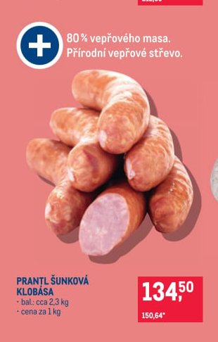 Prantl šunková klobása