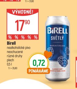 Birell nealkoholické pivo