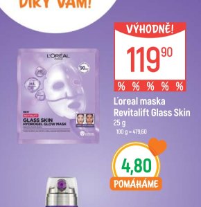 L'oreal maska Revitalift Glass Skin
