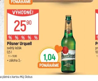 Pilsner Urquell - Globus aktualniletaky.eu