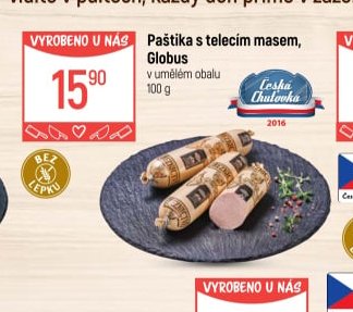 Paštika s telecím masem, Globus - Globus aktualniletaky.eu