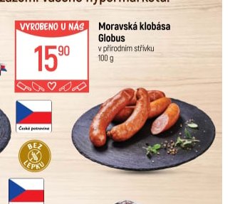 Moravská klobása Globus