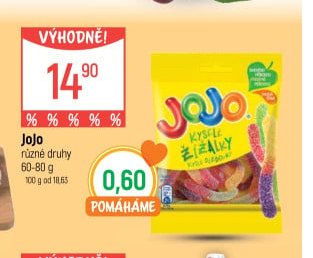 JoJo různé druhy 60-80 g