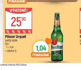 Pilsner Urquell světlý ležák 0,5 l