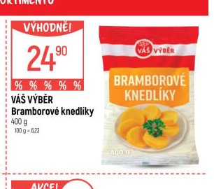 Váš výběr Bramborové knedlíky