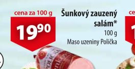 Šunkový zauzený salám