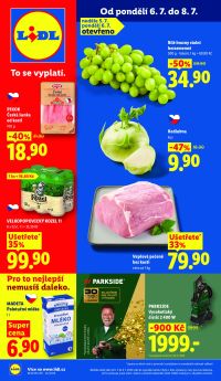 aktuální leták Lidl 6.7.2026-8.7.2026