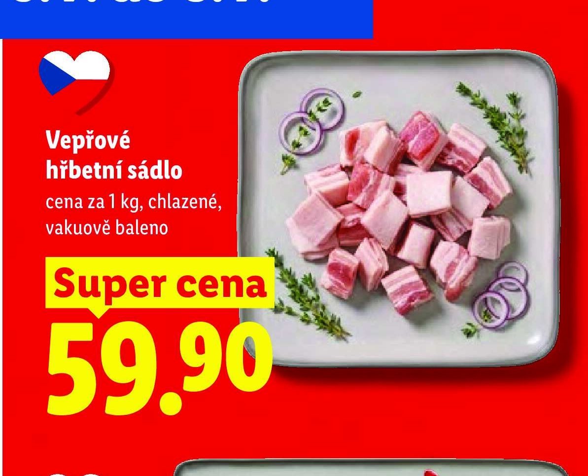 Vepřové hřbetní sádlo