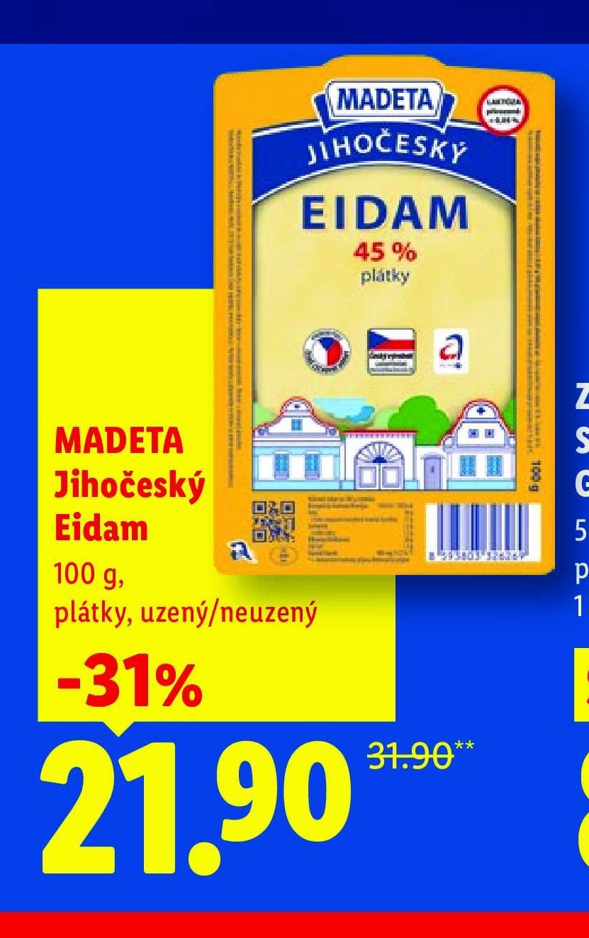 MADETA Jihočeský Eidam 100g