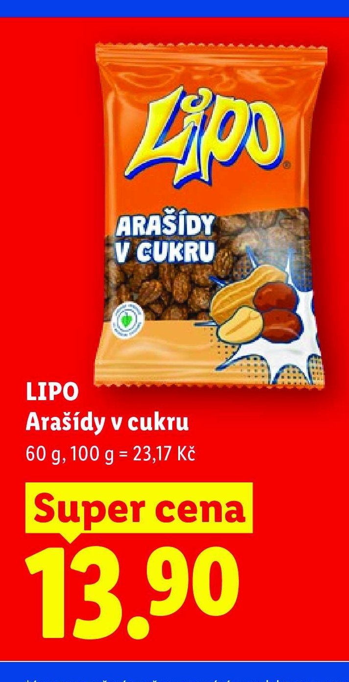 LIPO Arašídy v cukru