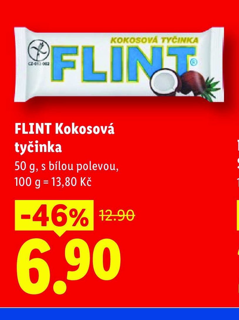 FLINT Kokosová tyčinka 50 g