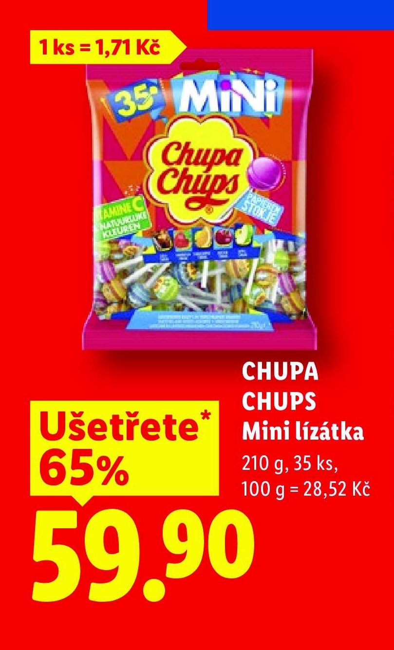 CHUPA CHUPS Mini lízátka