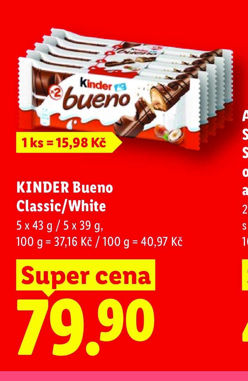 KINDER Bueno Classic/White