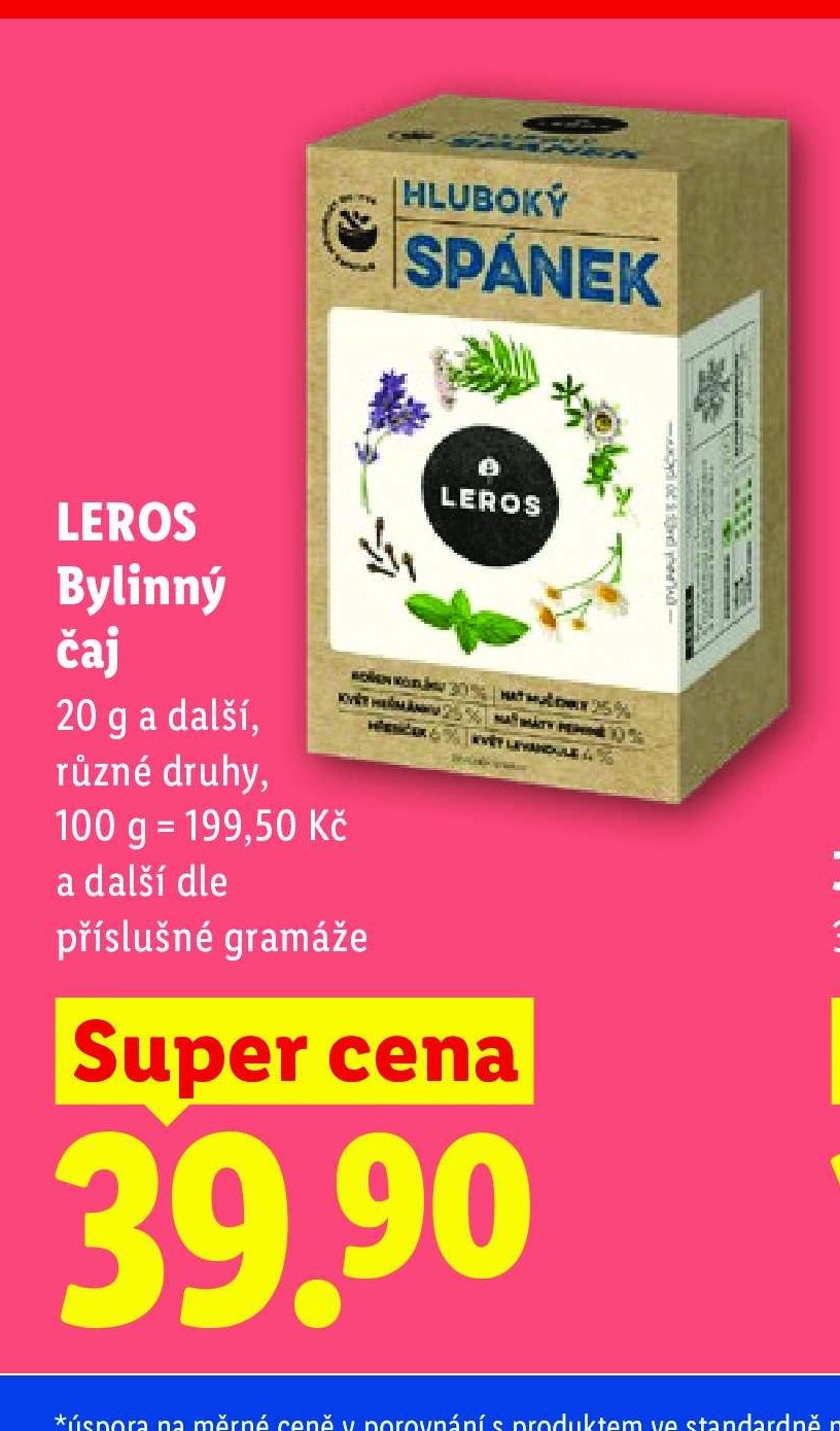 LEROS Bylinný čaj