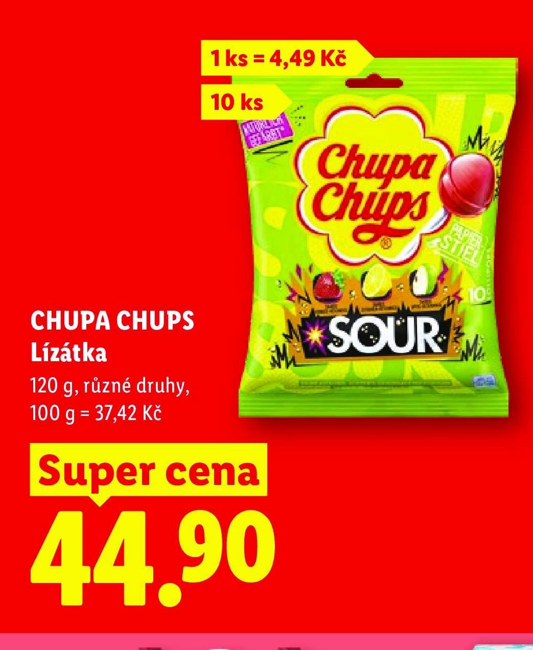 CHUPA CHUPS Lízátka