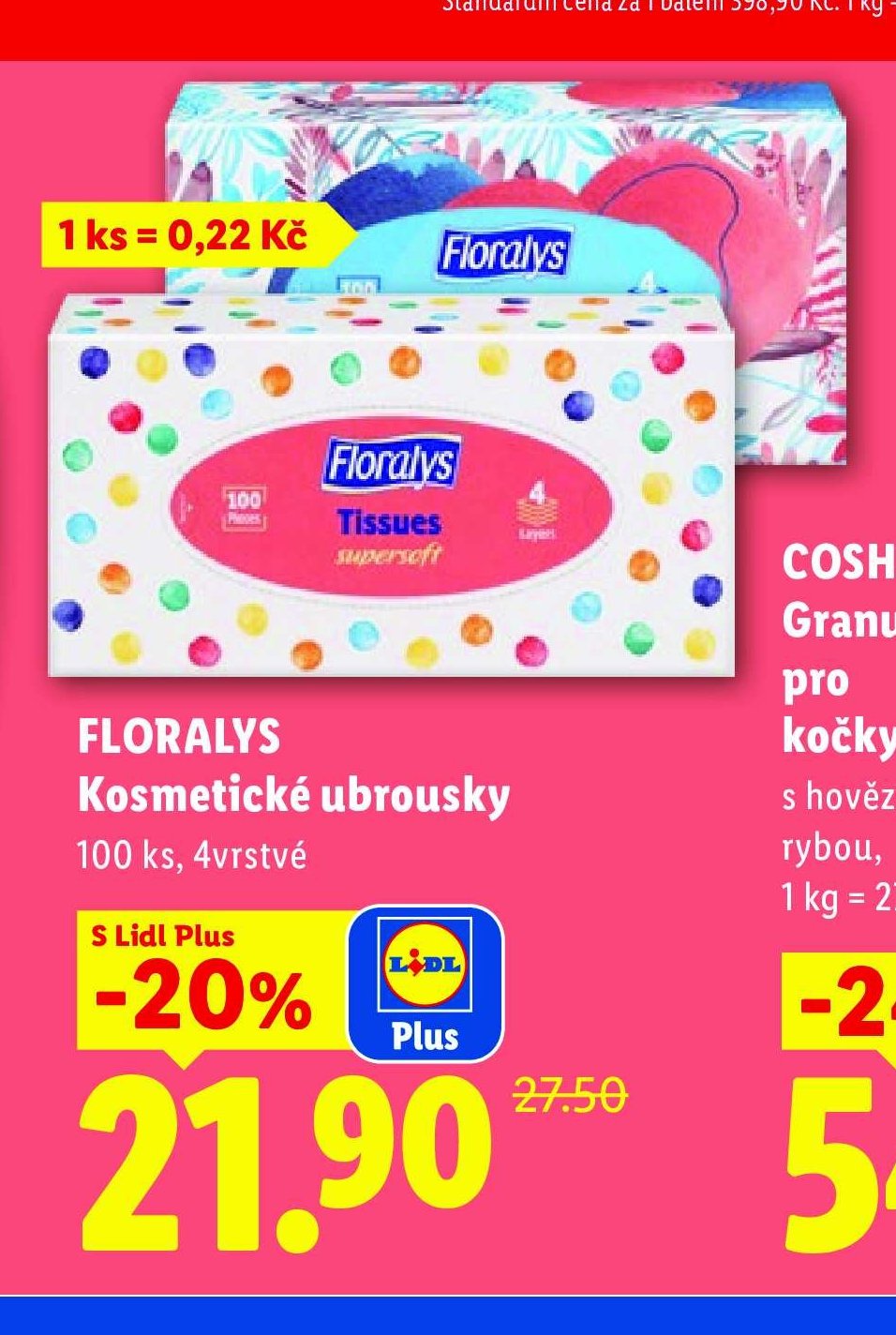 FLORALYS Kosmetické ubrousky