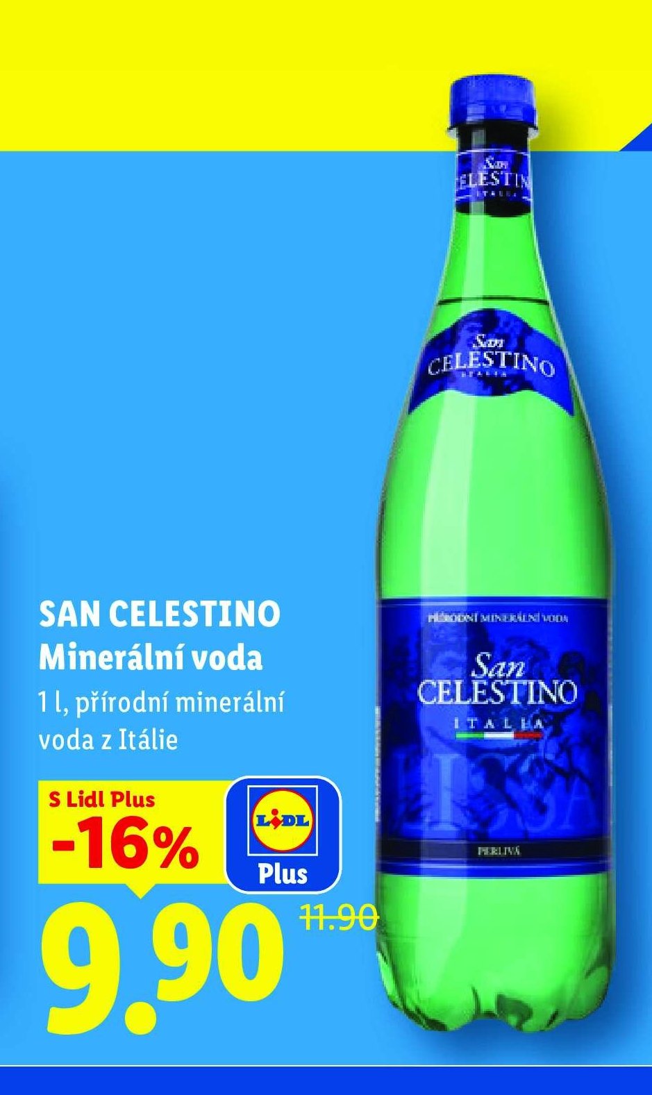 SAN CELESTINO Minerální voda