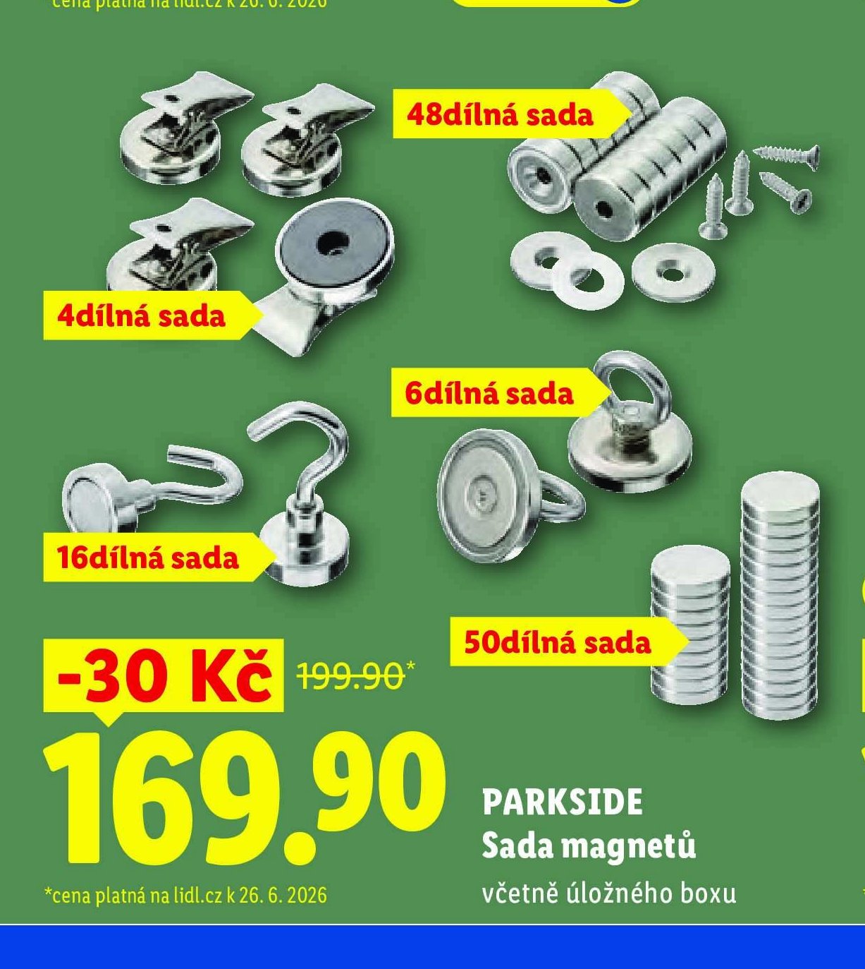 PARKSIDE Sada magnetů
