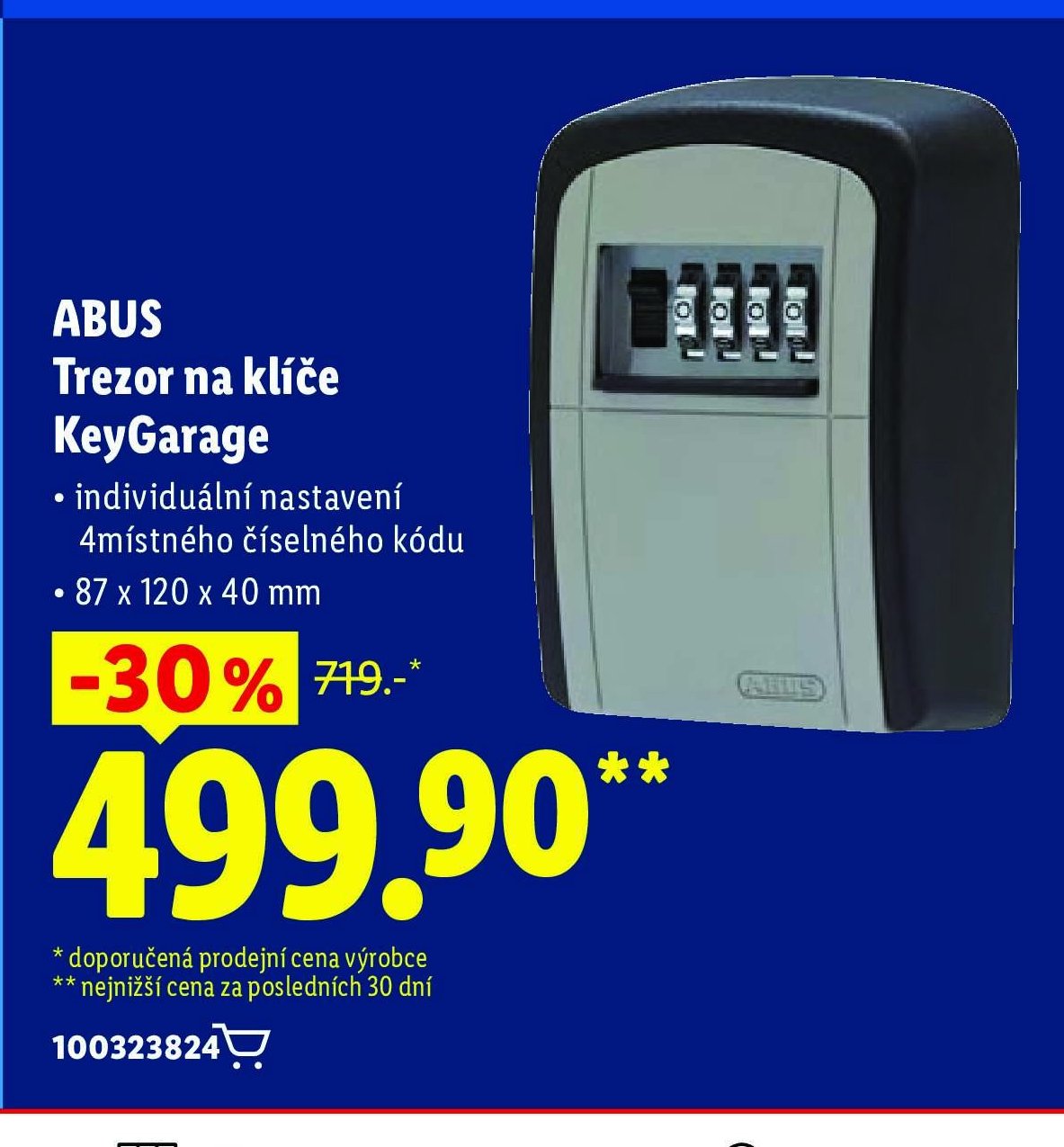 ABUS Trezor na klíče KeyGarage