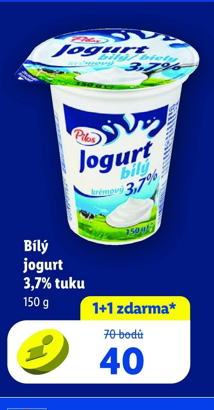 Bílý jogurt 3,7% tuku