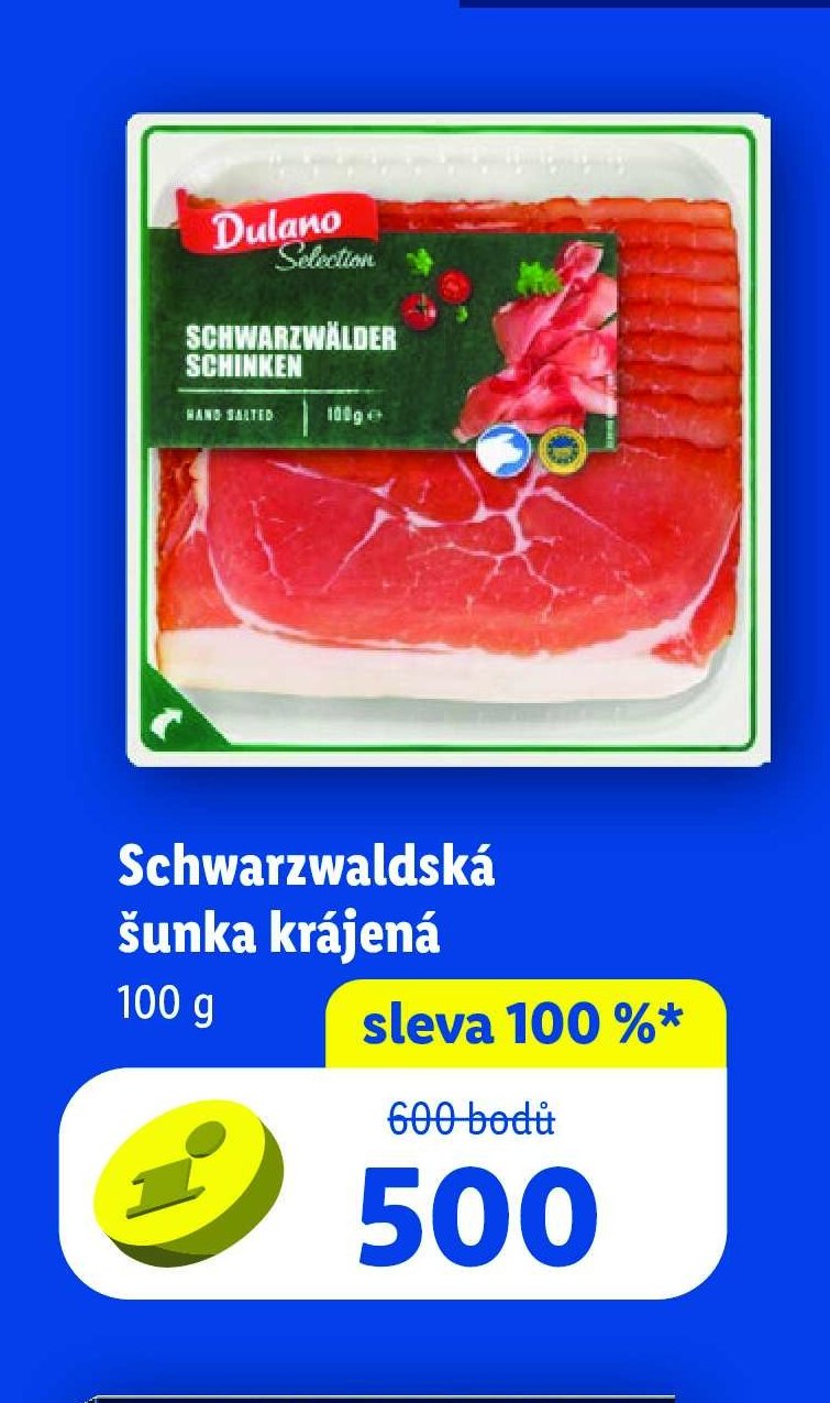 Schwarzwaldská šunka krájená