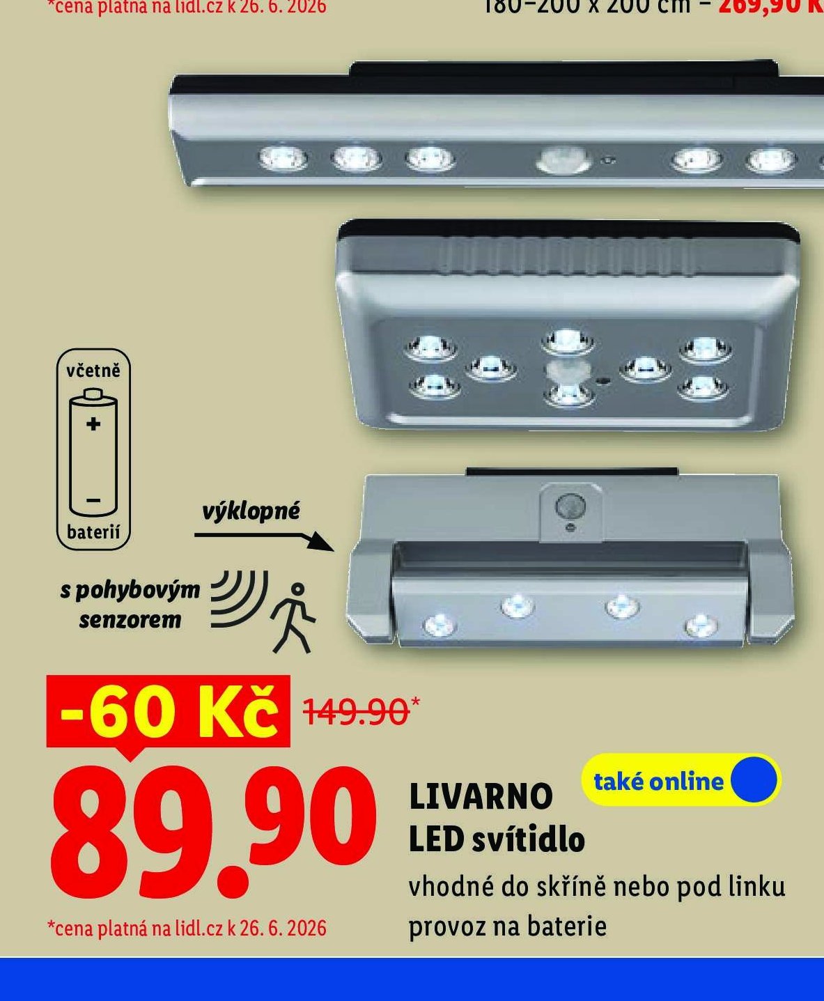 LIVARNO LED svítidlo