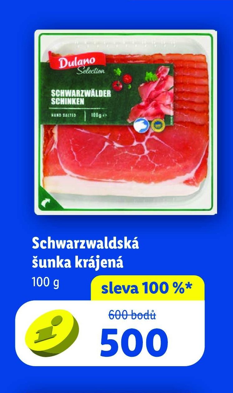 Schwarzwaldská šunka krájená