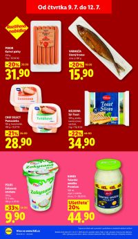 aktuální leták Lidl 9.7.2026-12.7.2026