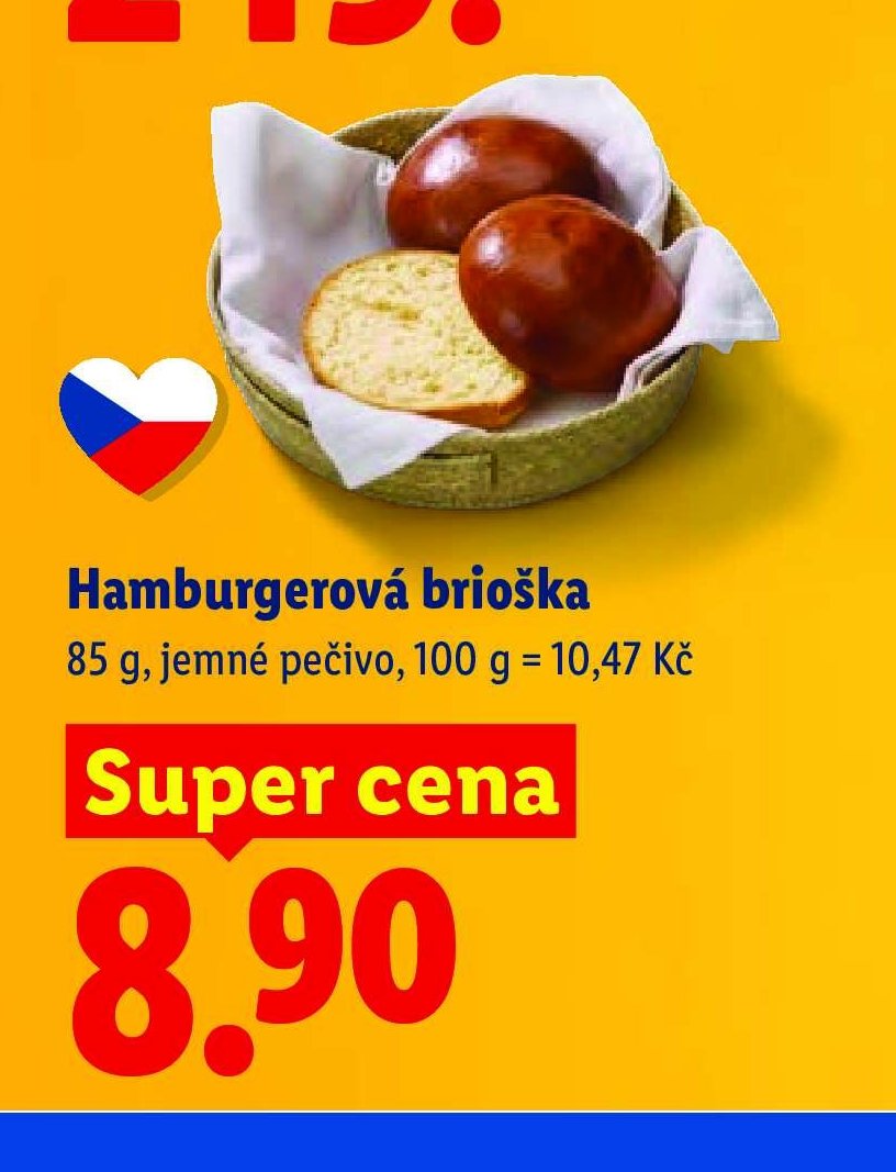 Hamburgerová brioška