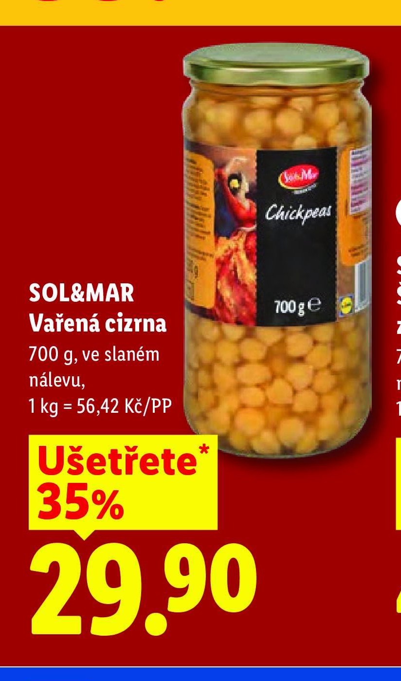 SOL&MAR Vařená cizrna