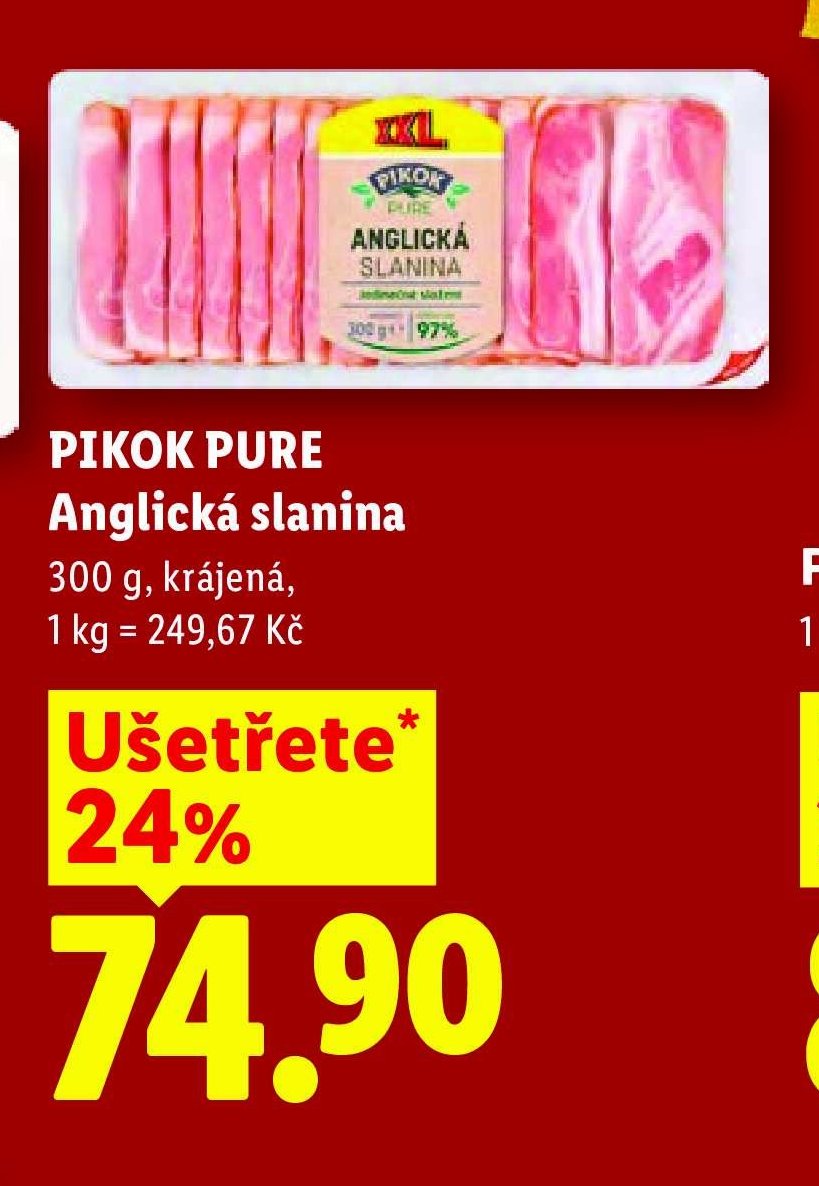 PIKOK PURE Anglická slanina