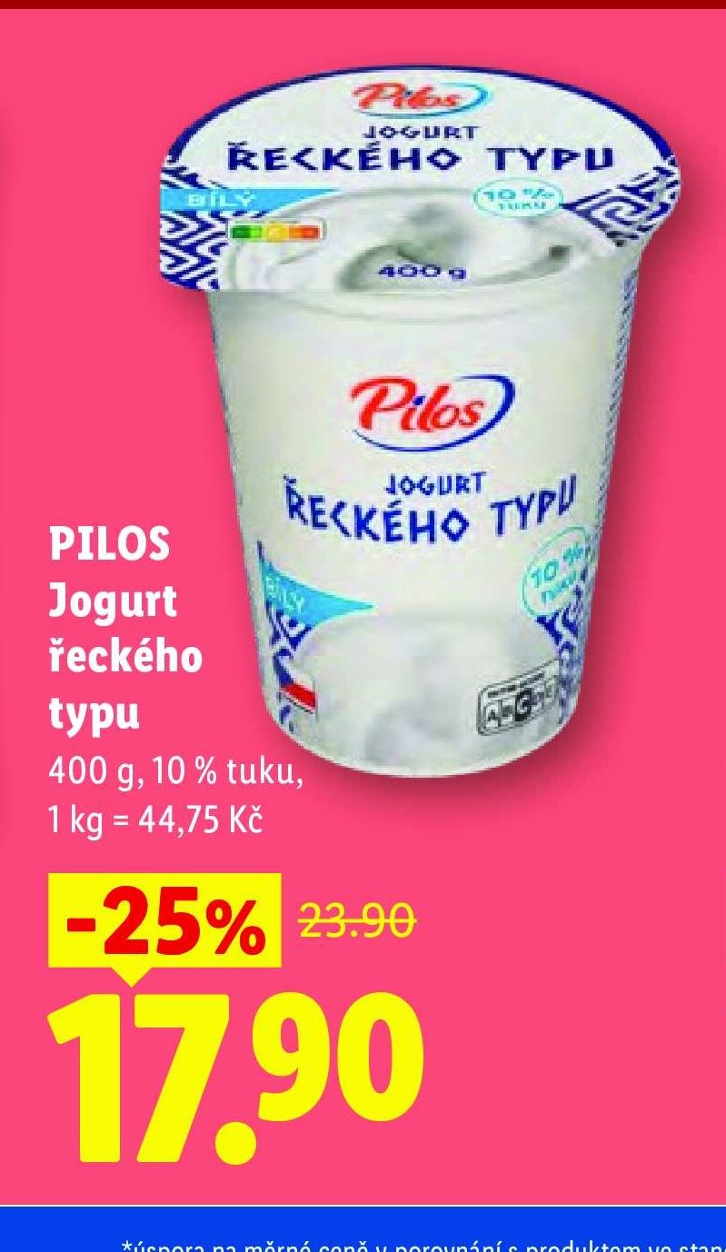 PILOS Jogurt řeckého typu