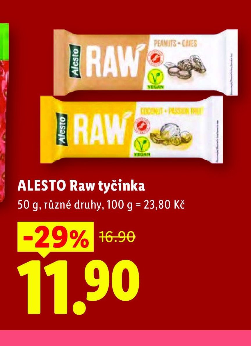 ALESTO Raw tyčinka