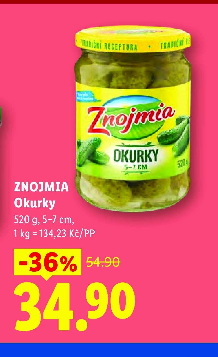 ZNOJMIA Okurky