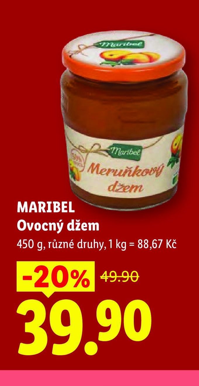 MARIBEL Ovocný džem