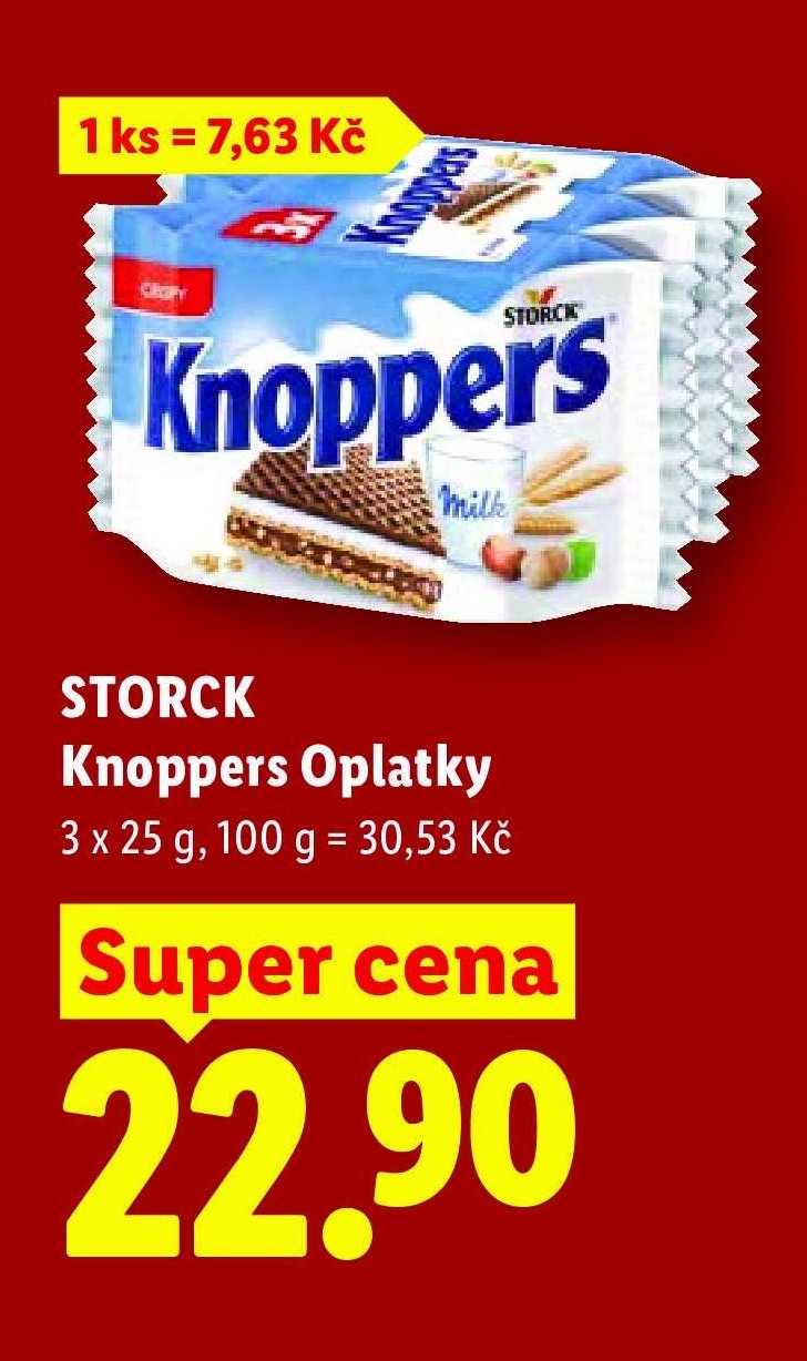 STORCK Knoppers Oplatky