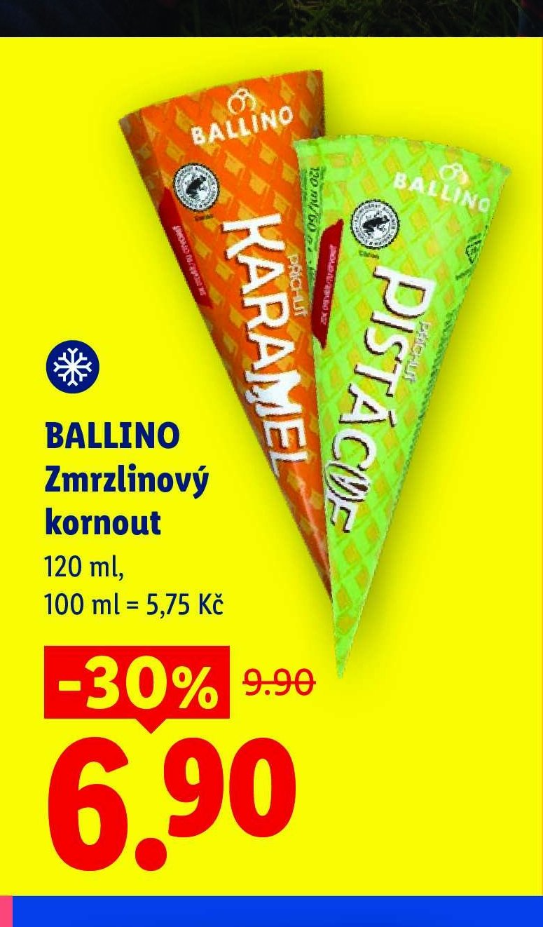 BALLINO Zmrzlinový kornout 120 ml