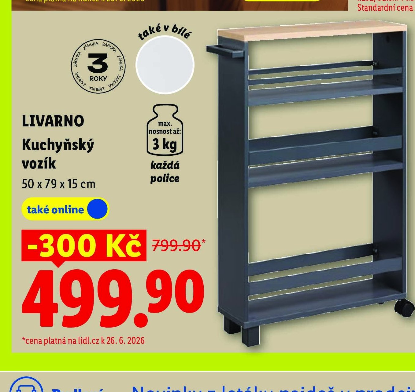 LIVARNO Kuchyňský vozík