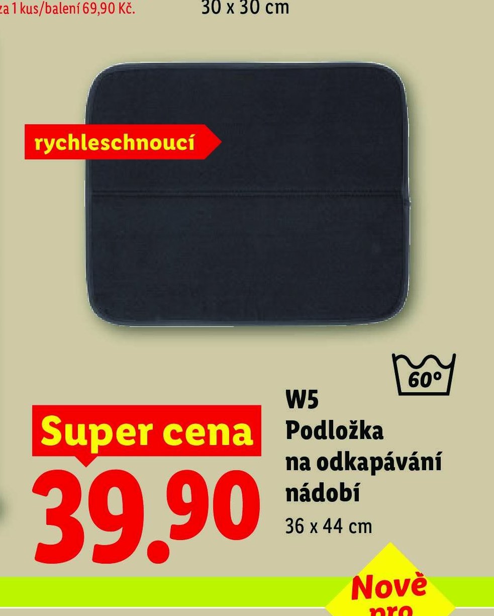 W5 Podložka na odkapávání nádobí